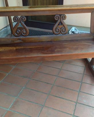 Antica panca in noce