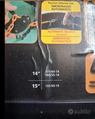 Catene da Neve 175/60-14 185/55-14 155/65-15