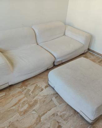 Divano design marchio Kartell - tre posti