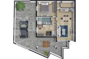 Nuovo trivano con ingresso indipendente e cortile