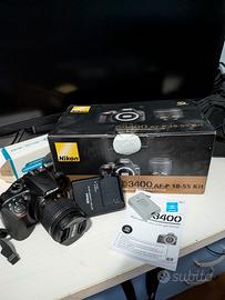 Nikon D3400 + 18-55 AF-P|COME NUOVA (514 scatti)
