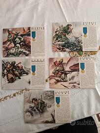 cartoline illustrate di militari in guerra 1940
