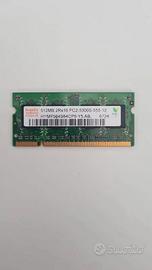 RAM Hynix 512MB PC2-5300S - 2Rx16 667mhz