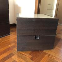 Coppia comodini Chateau D’ax wenge’ con piano in v