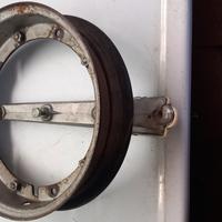 portatuota e cerchio da 10 vespa