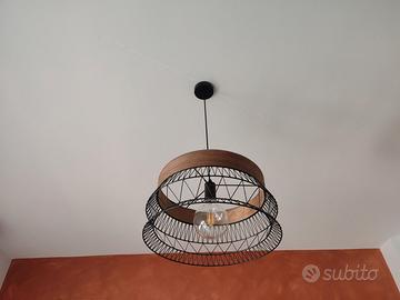 Lampadario stile industrial