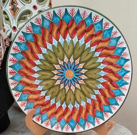 Piatto decorativo in ceramica 23cm circa
