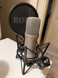 Rode NT1 5th Gen Silver microfono a condensatore d