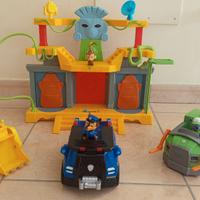 Paw Patrol - veicoli e tempio delle scimmie