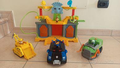 Paw Patrol - veicoli e tempio delle scimmie