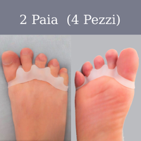 2 paia Separatori dita dei Piedi *NUOVI* x 5 dita