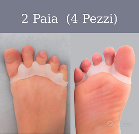 2 paia Separatori dita dei Piedi *NUOVI* x 5 dita