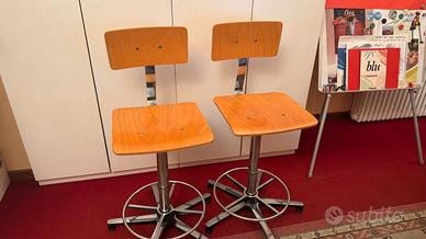 Sgabelli Tecnici per Tavolo da disegno o officina