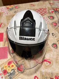 Casco jet blauer. 