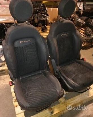 Interni fiat 500 x pelle e tessuto