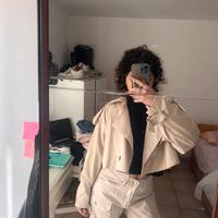 trench beige zara