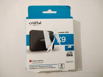 Crucial X9 SSD 1TB Esterno Portatile