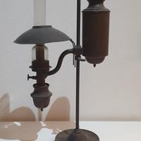 lampada a olio antica da tavolo