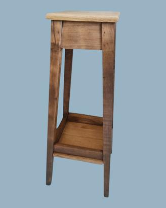 Colonnina in legno noce