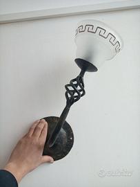 Lampadari in ferro battuto      4 pezzi