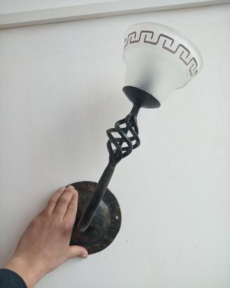 Lampadari in ferro battuto      4 pezzi