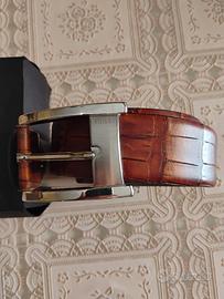 Cintura uomo marca Ferrè marrone in pelle Made in 