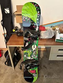 Snowboard lobster - drake 152 + attacchi fifty