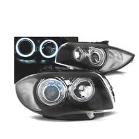 FARI BMW E81 E87 E82 E88 OCCHI ANGEL LED NERI