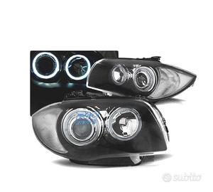 FARI BMW E81 E87 E82 E88 OCCHI ANGEL LED NERI