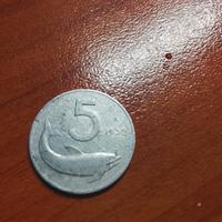 moneta 5 lire del 