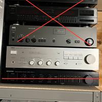 yamaha amplificatore A-420 piastra cassette K-220