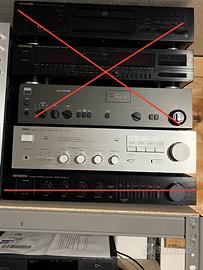 yamaha amplificatore A-420 piastra cassette K-220