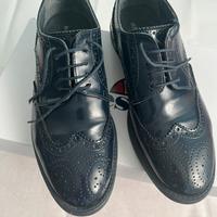 Scarpe francesine blu