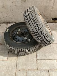 Stahlfelgen 14“ mit fast neuen Winterreifen