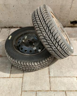 Stahlfelgen 14“ mit fast neuen Winterreifen