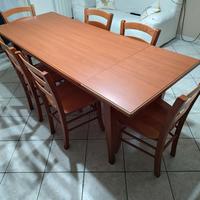 tavolo estendibile cucina completo