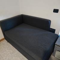 Divano letto singolo con contenitore 
