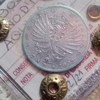 1 lira 1902 argento vittorio Emanuele 3 regno