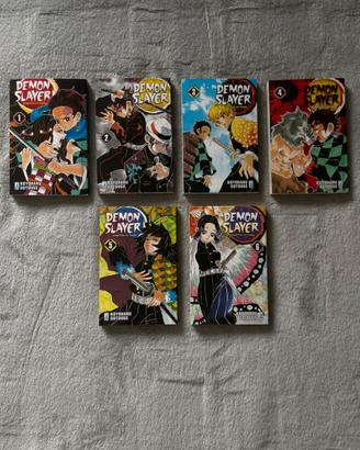 Demon Slayer ITA dal n1 al n6