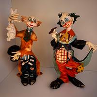 STATUETTA VINTAGE ANNI 70 CLOWN