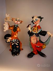 STATUETTA VINTAGE ANNI 70 CLOWN