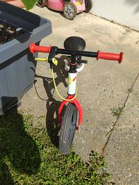 Bici per bambini senza pedali con freno 