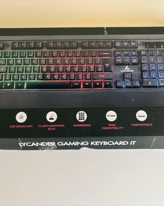 Tastiera Gaming Lycander RGB – Retroilluminata