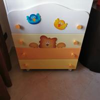 azur fasciatoio cassettiera Leone