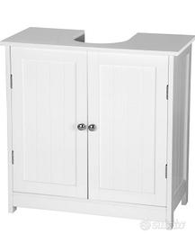 armadietto sottolavabo bianco 