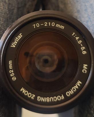 Vivitar zoom fotografico 70-210mm