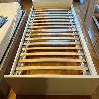 Letto Singolo IKEA + 2 Ampi Cassettoni Salvaspazio