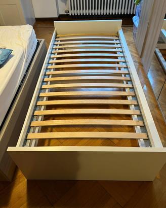 Letto Singolo IKEA + 2 Ampi Cassettoni Salvaspazio