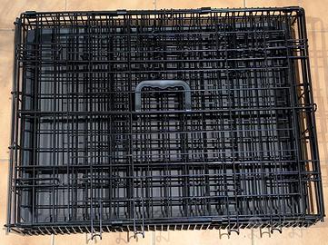 Gabbia per cani in metallo pieghevole