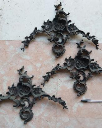 Bronzo antico_ Tre Fregi del XIX Secolo